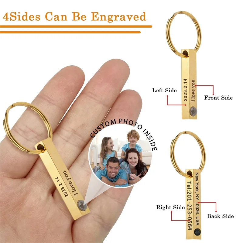 Photo Projection Keychain
