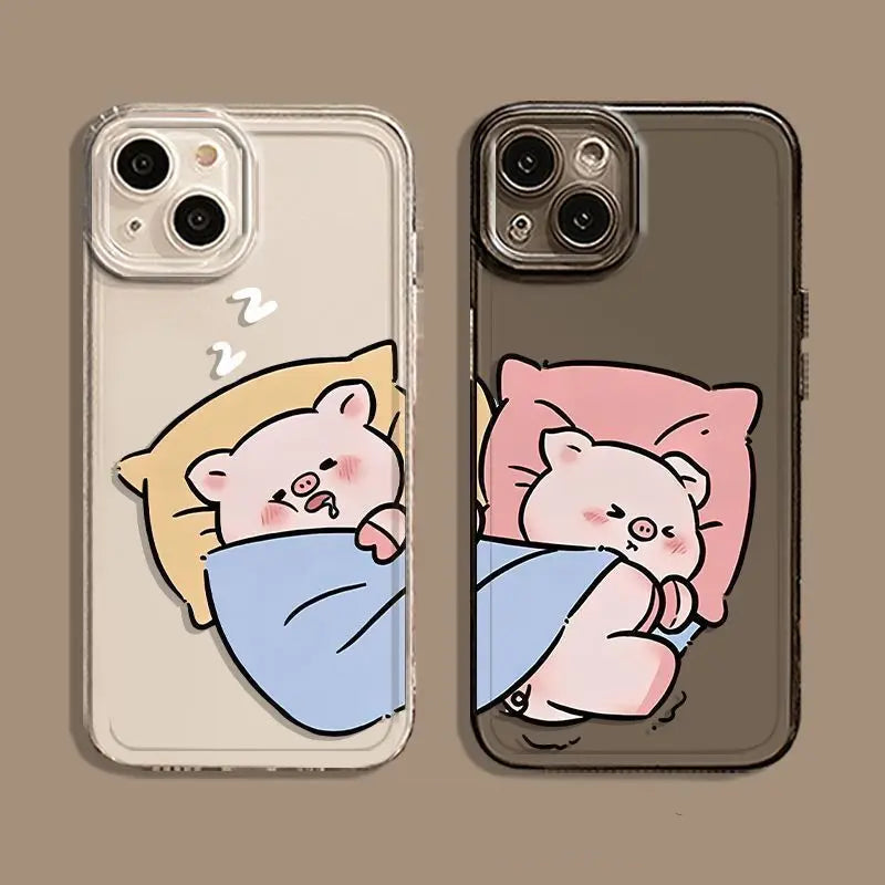 Pig Couple Phone Case