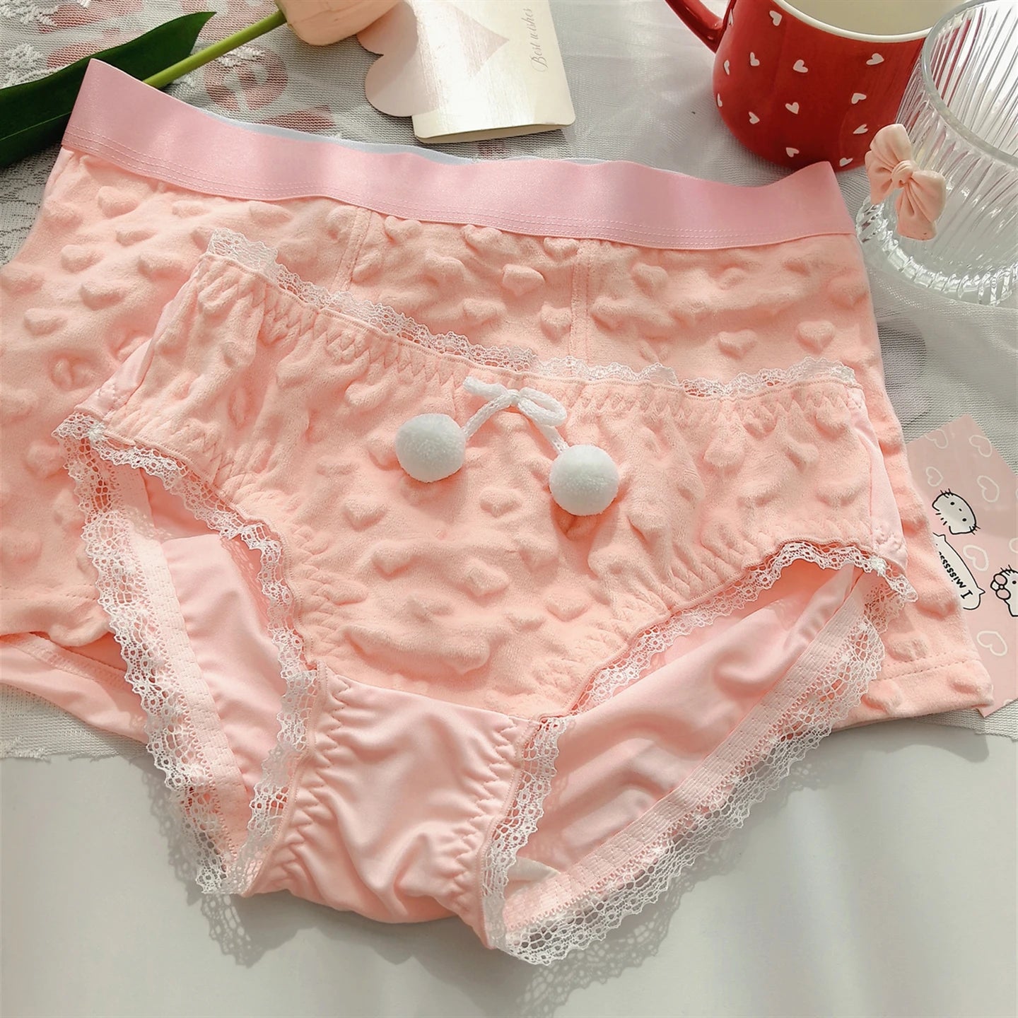 Pink Couple Underwear