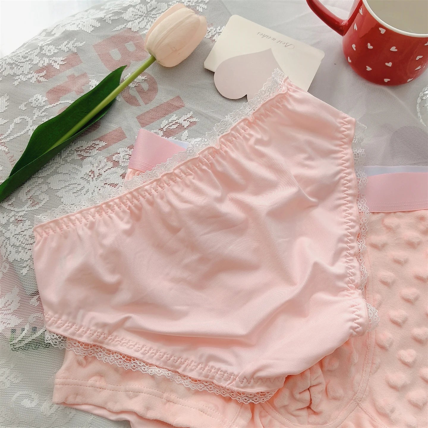 Pink Couple Underwear