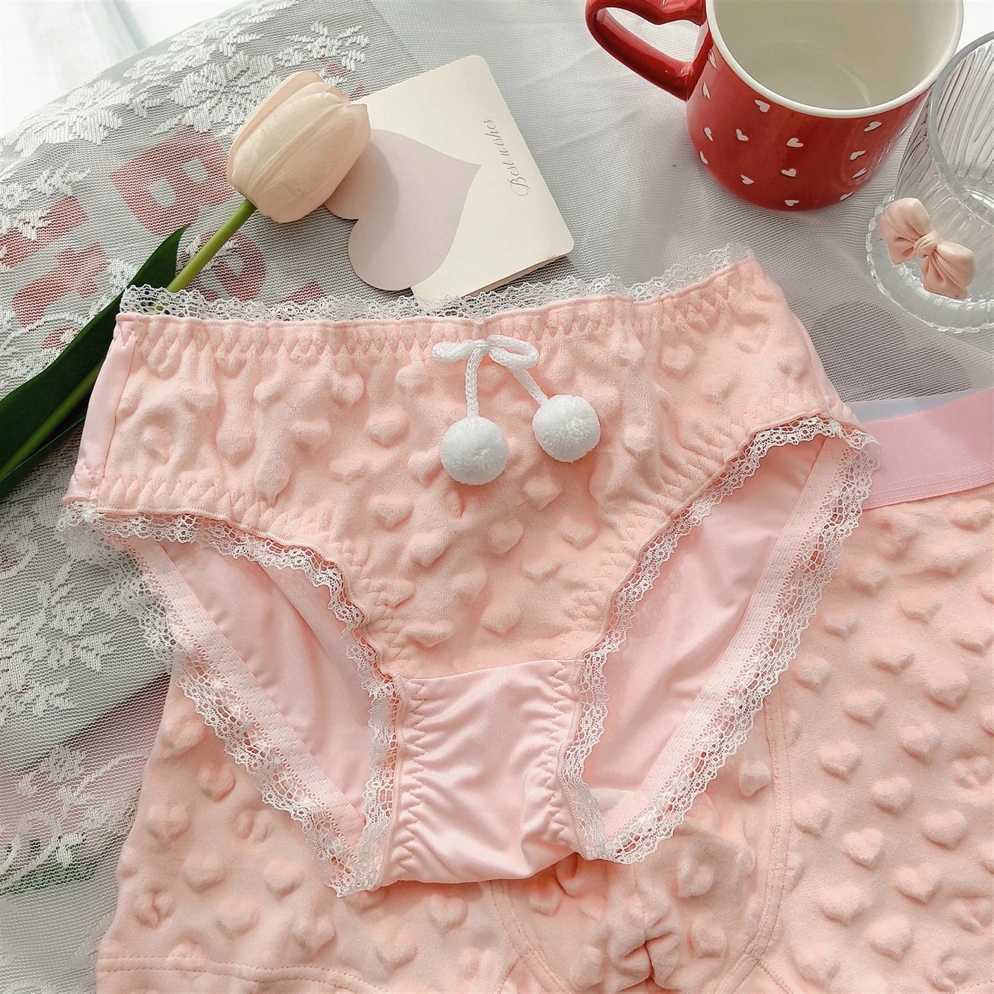 Pink Couple Underwear