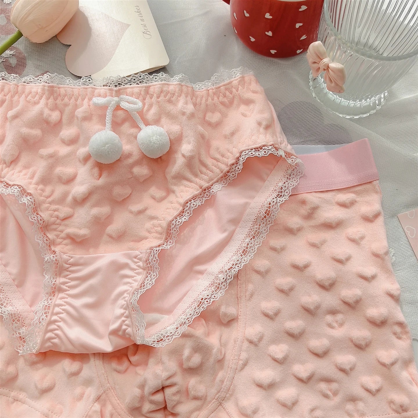 Pink Couple Underwear