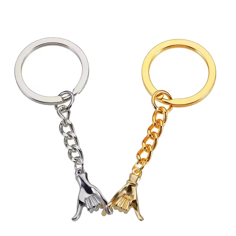 Pinky Promise Couple Keychain