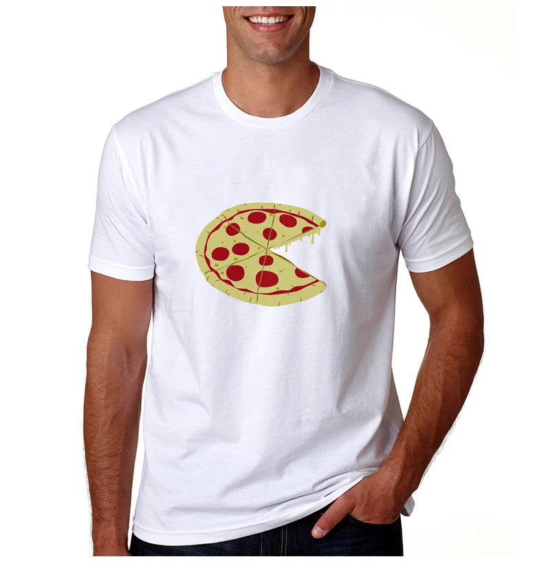 Pizza Funny Couple T Shirts