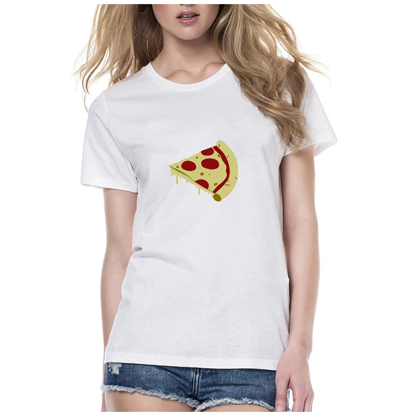 Pizza Funny Couple T Shirts