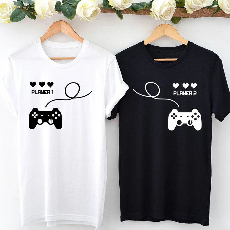 Player 1 Player 2 Couple Shirts