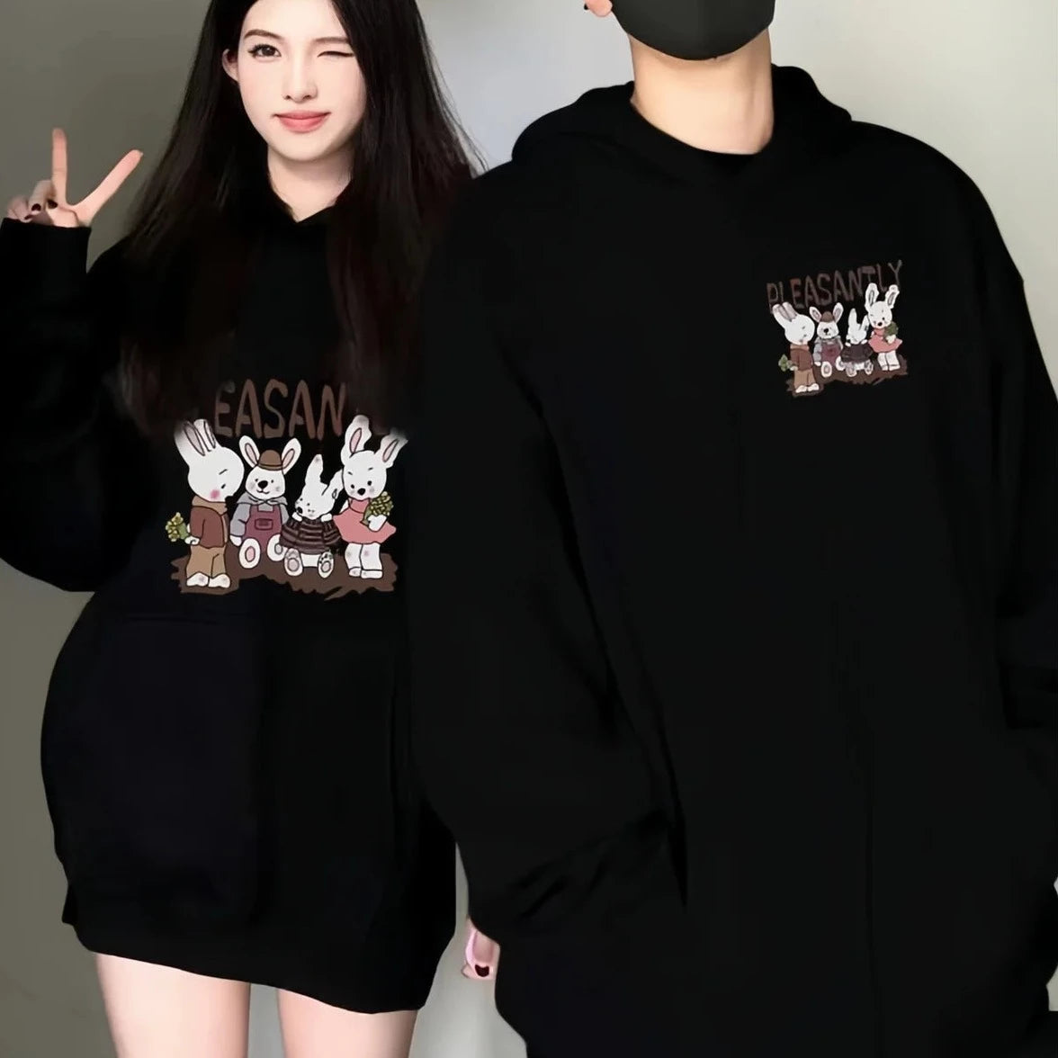 Pleasantly Couple hoodies
