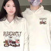 Pleasantly Couple hoodies