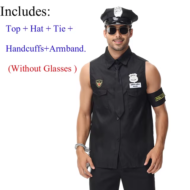 Couples Halloween Costumes Police