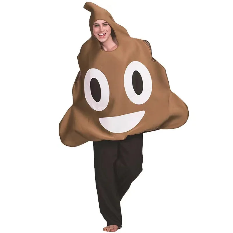 Poop and Toilet Paper Adult Couple Costume