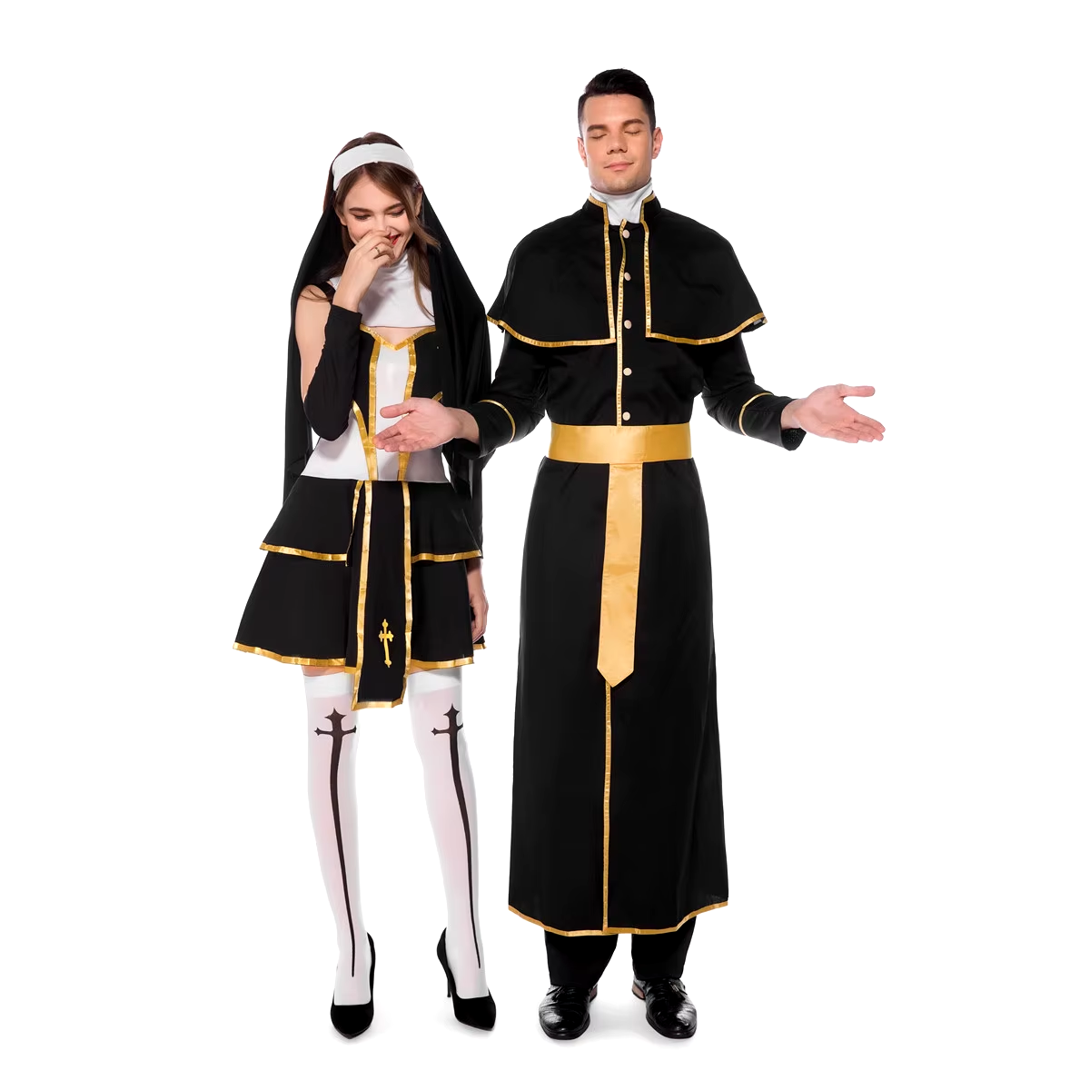 Nun Couple Halloween Costume
