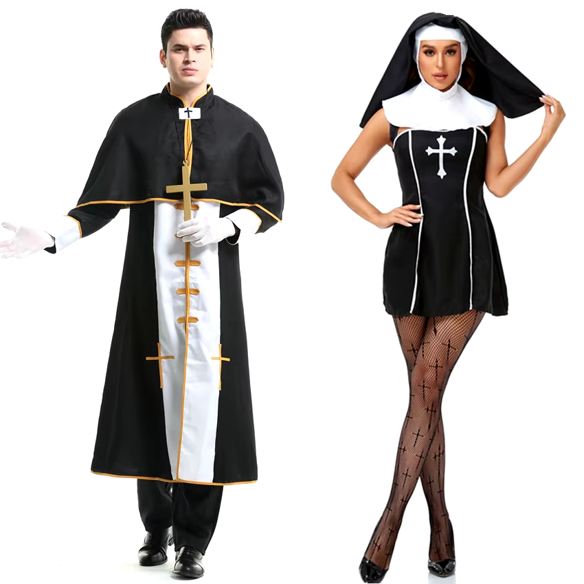 Priest Couple Halloween Costume