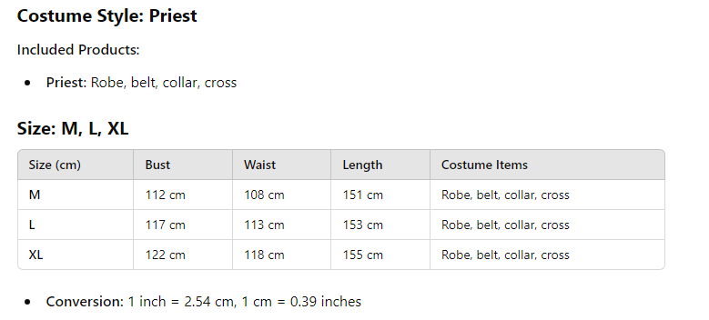 Nun Couple Halloween Costume