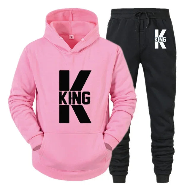 Matching pink tracksuit sales