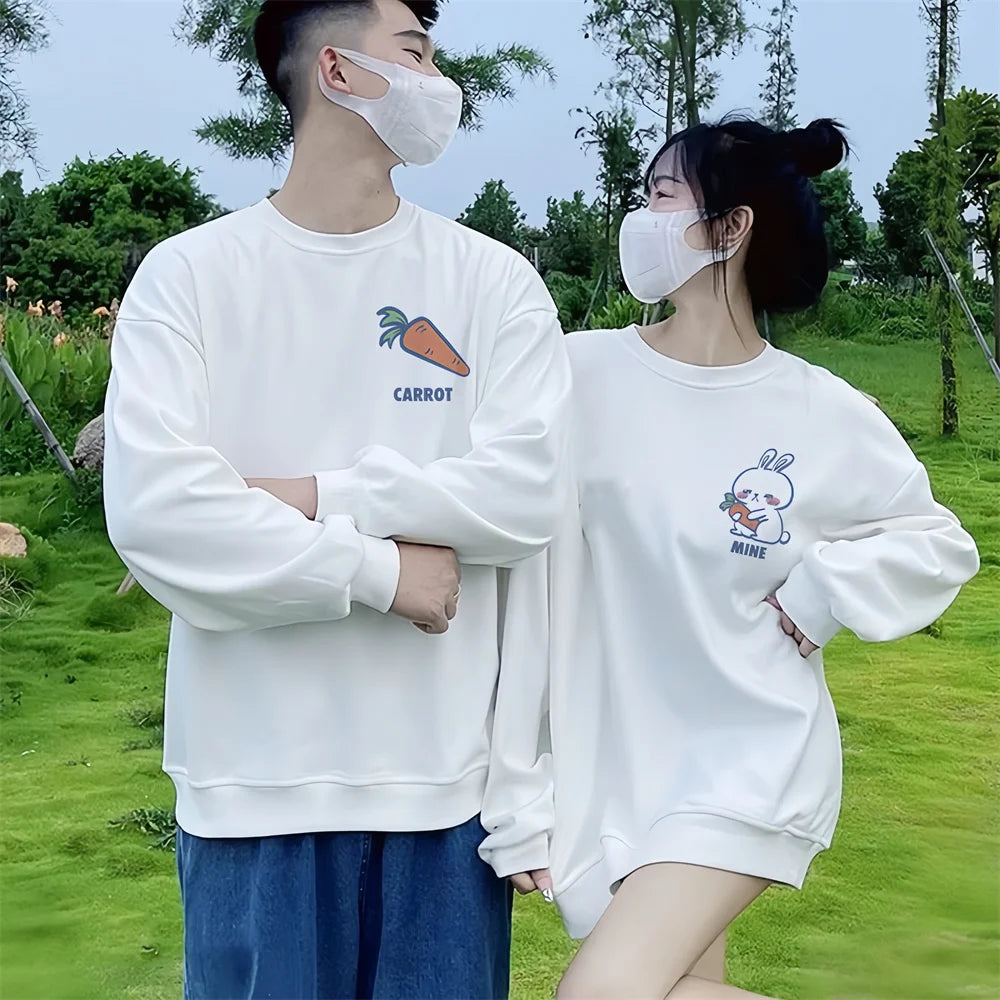 Rabbit Matching Couple Sweatshirts