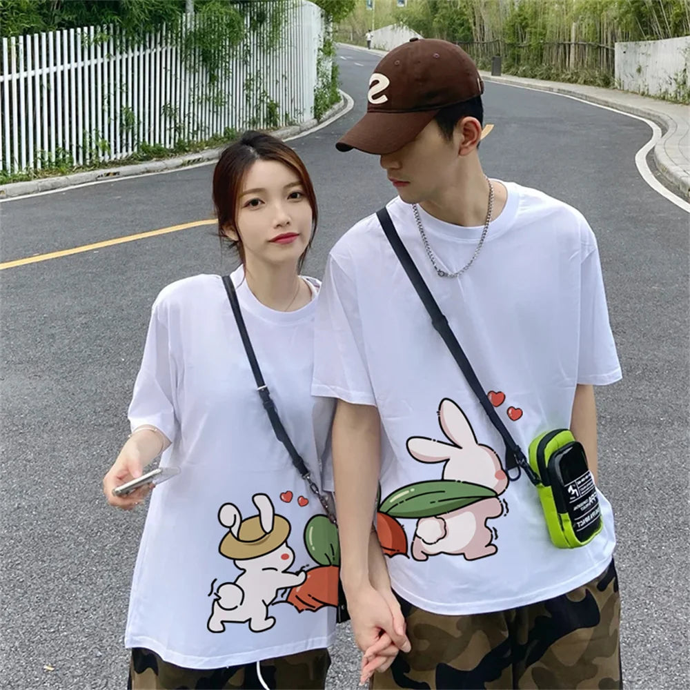 Rabbits Cute Couple Shirts