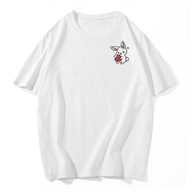 Rabbits Heart Couples Shirts