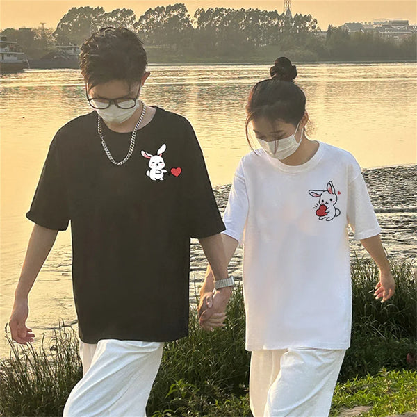 Rabbits Heart Couples Shirts | My Couple Goal