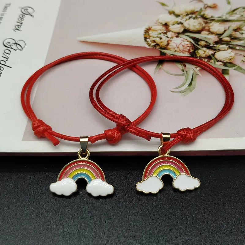 Rainbow Matching Bracelet