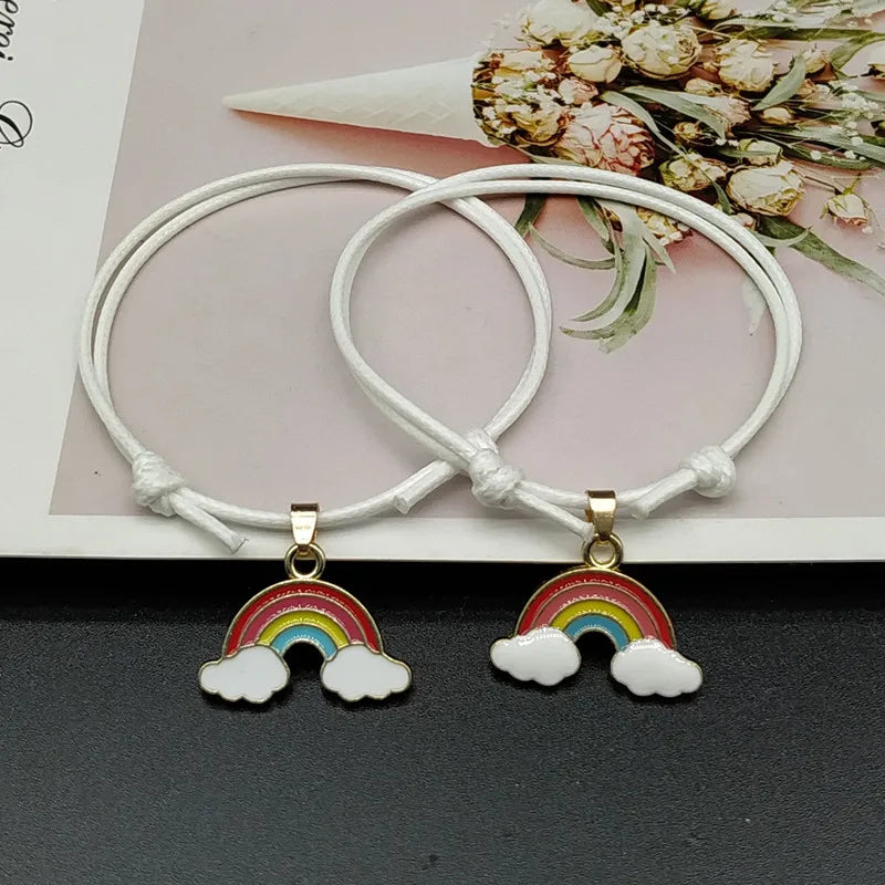 Rainbow Matching Bracelet