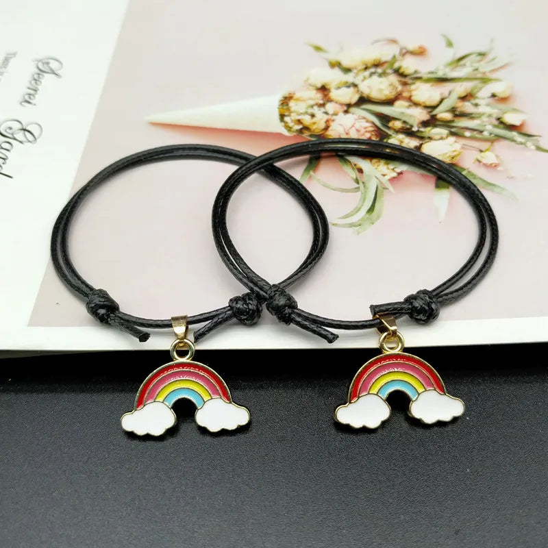 Rainbow Matching Bracelet