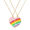 Rainbow Necklace for Couples