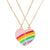 Rainbow Necklace for Couples