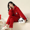 Red Couple Christmas Pajamas