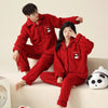 Red Couple Christmas Pajamas