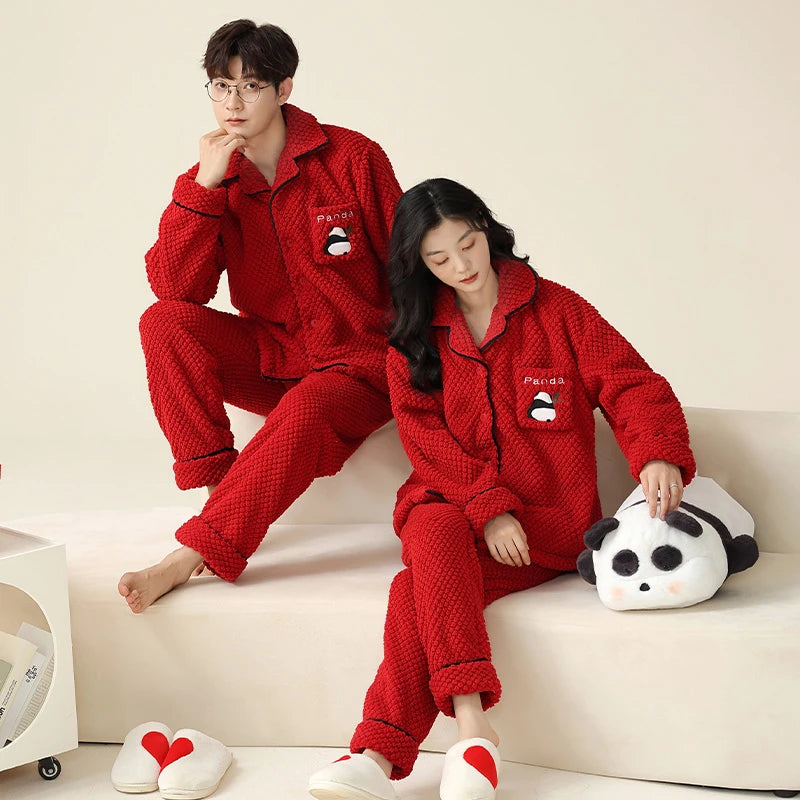 Red Couple Christmas Pajamas My Couple Goal