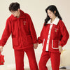 Red Matching Christmas Pajamas for Couples