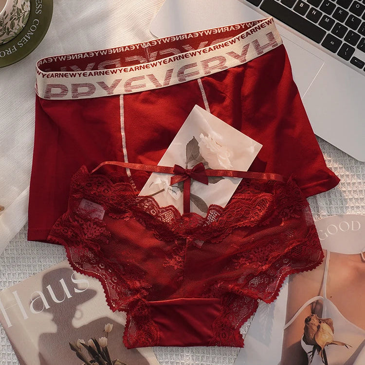 Red Couple Underwear