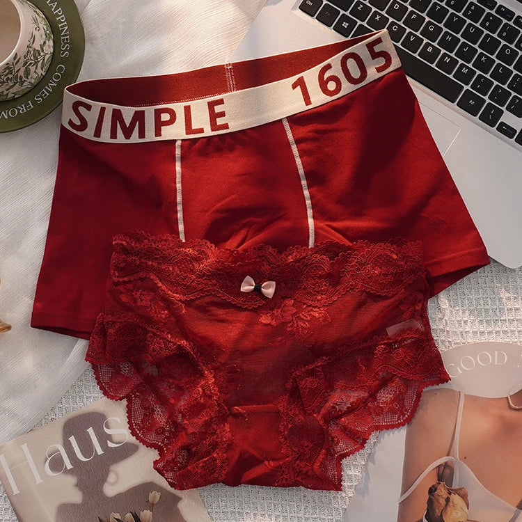 Red Couple Underwear