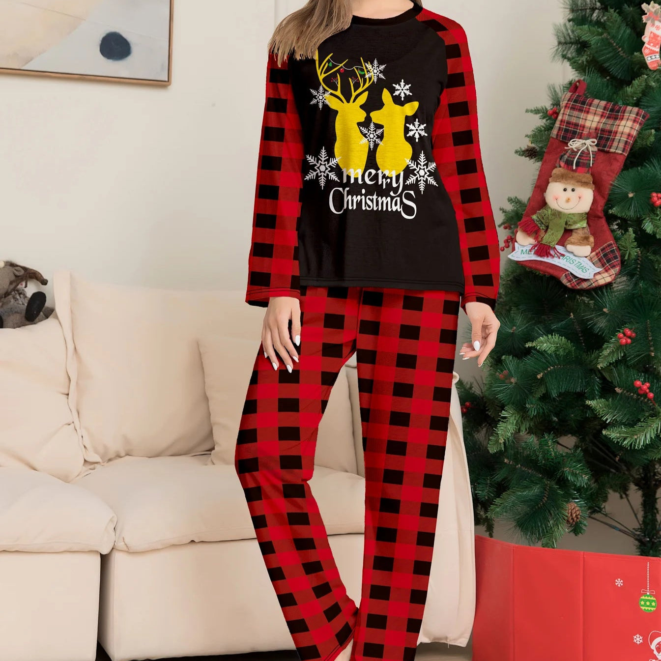 Reindeer Couple Pajamas