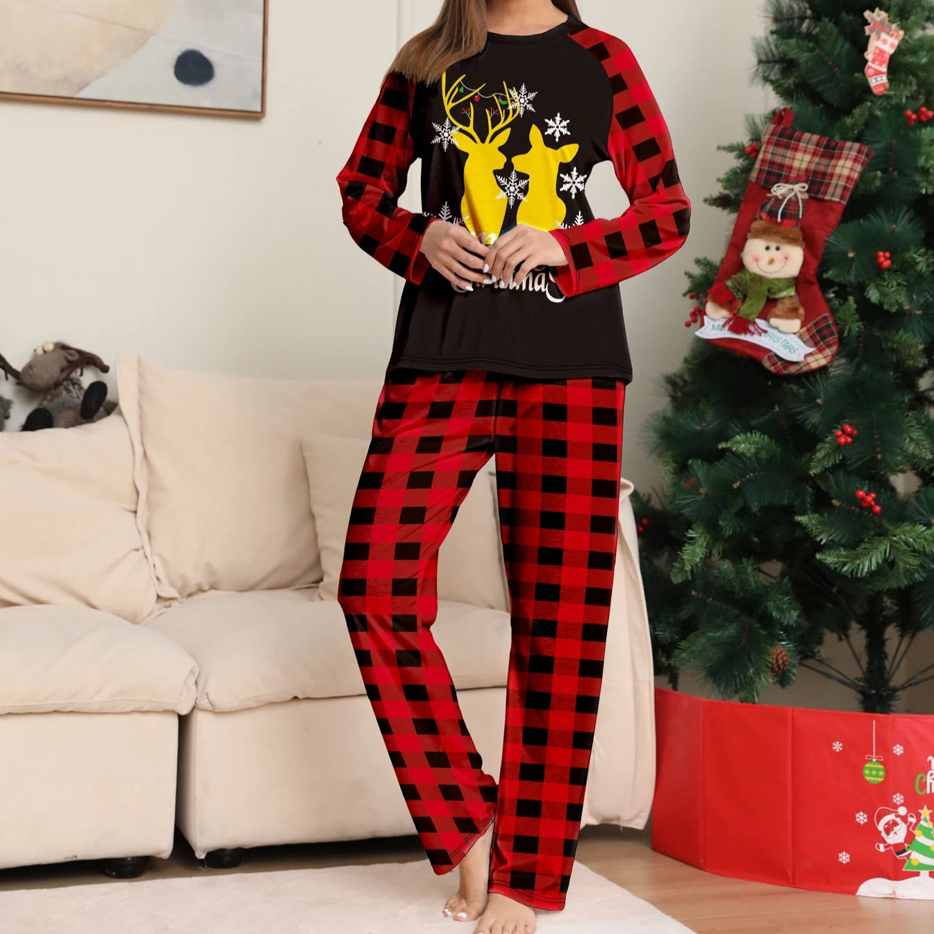 Reindeer Couple Pajamas