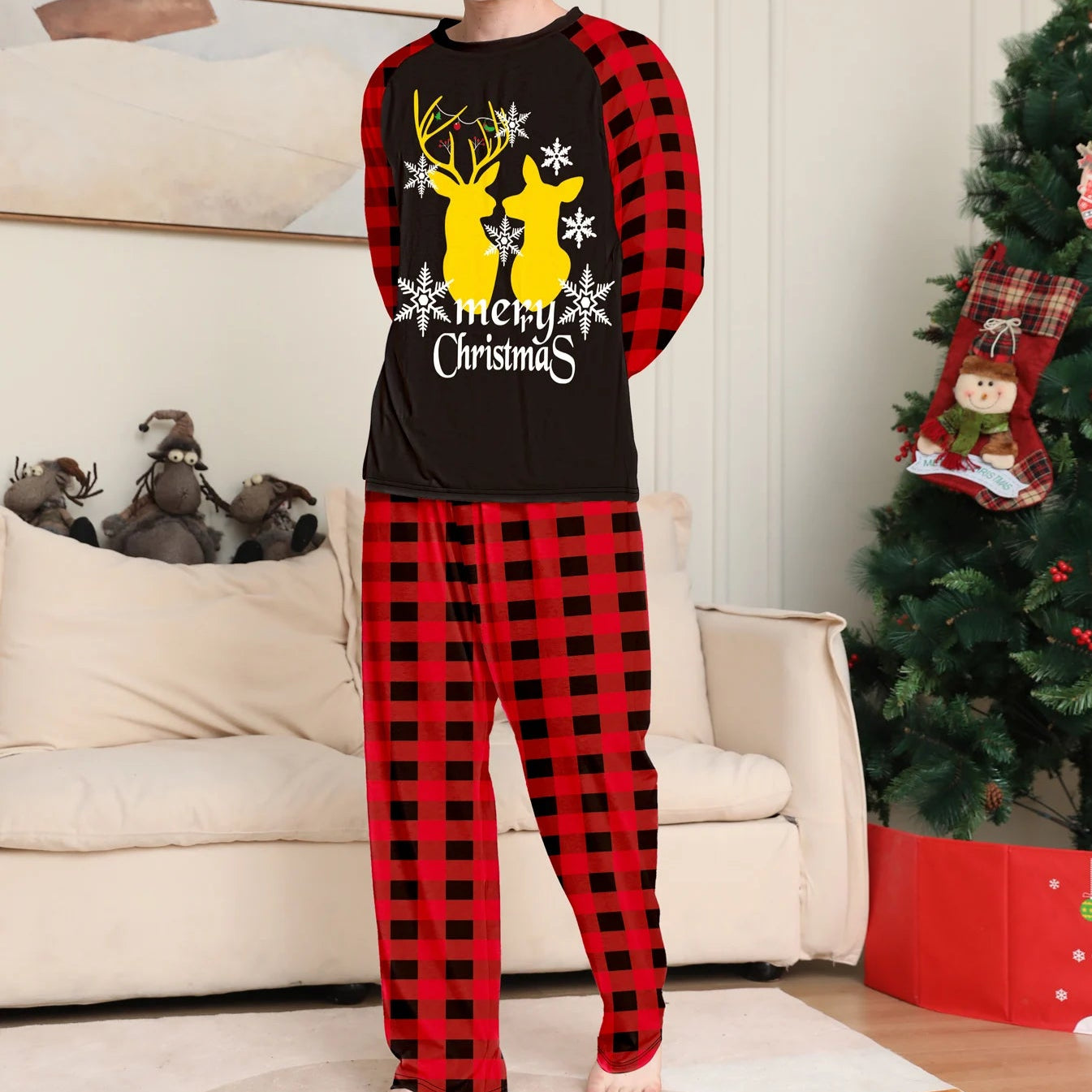 Reindeer Couple Pajamas