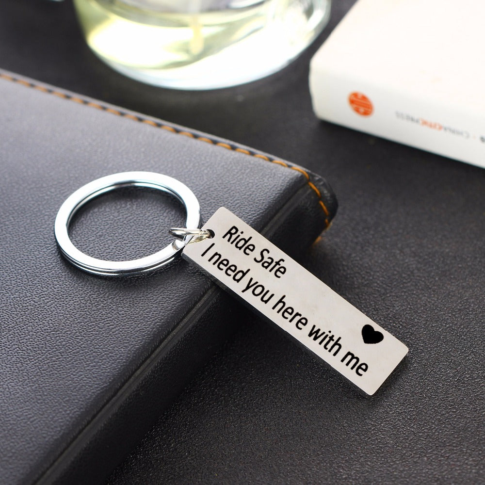 Ride Safe Keychain