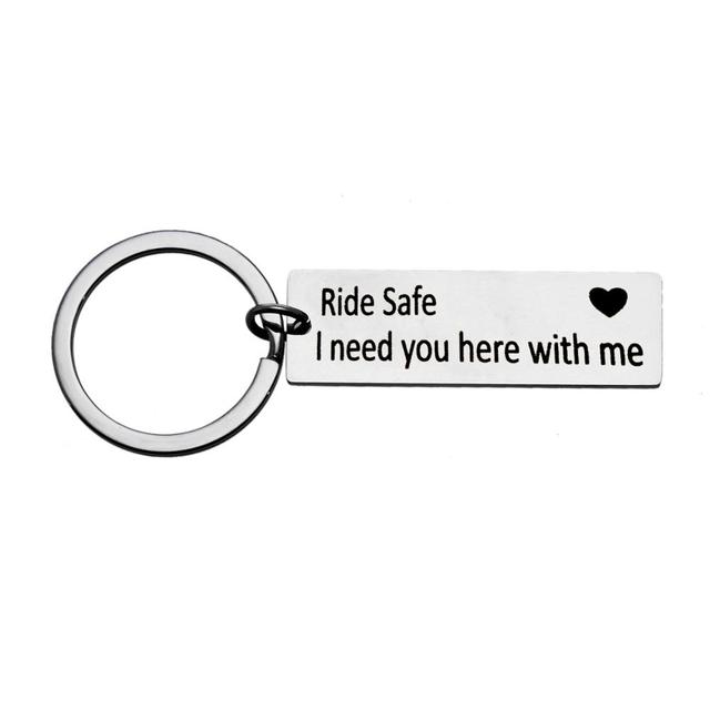 Ride Safe Keychain