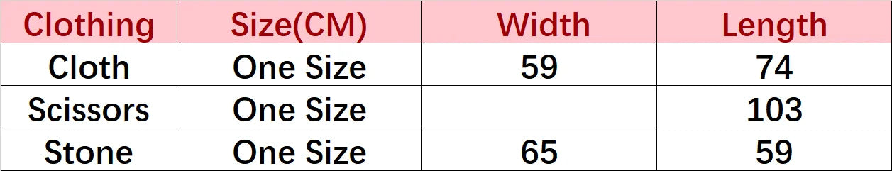 Rock Paper Scissors Halloween Costume