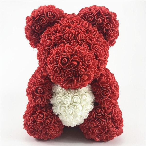 Rose bear 40 cm