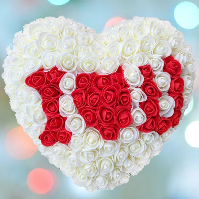 Roses Heart Gift Couple
