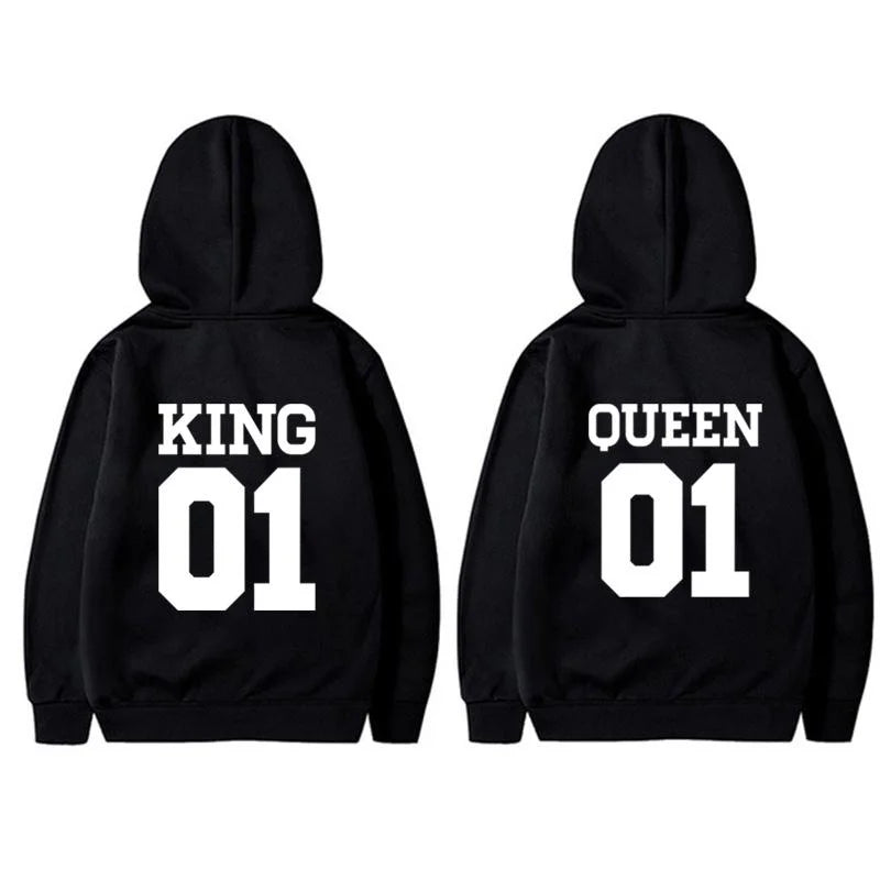 King Queen Hoodies