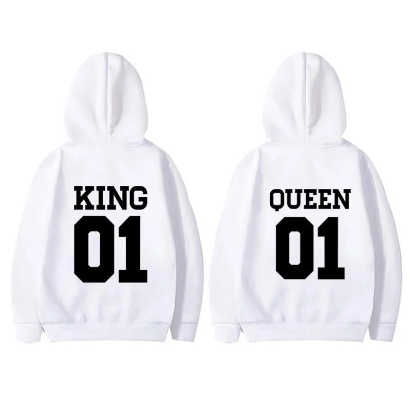 King Queen Hoodies