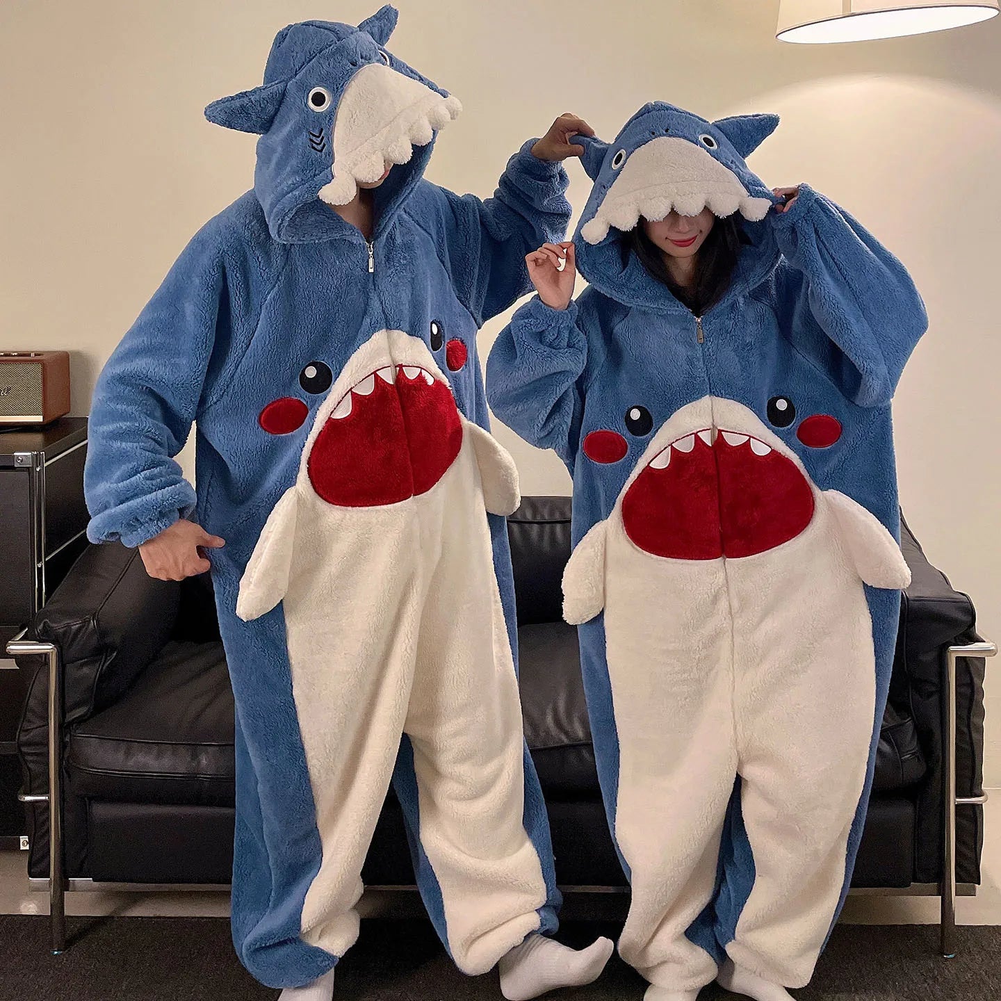 Matching Shark Onesies