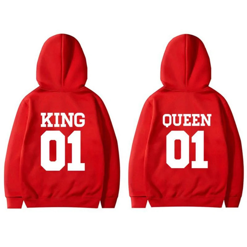 King Queen Hoodies