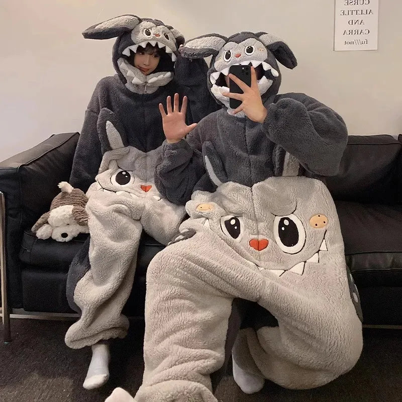 Bunny Onesie Couple