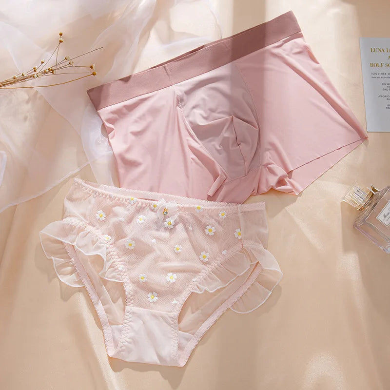 Cute Couple Underwear Set