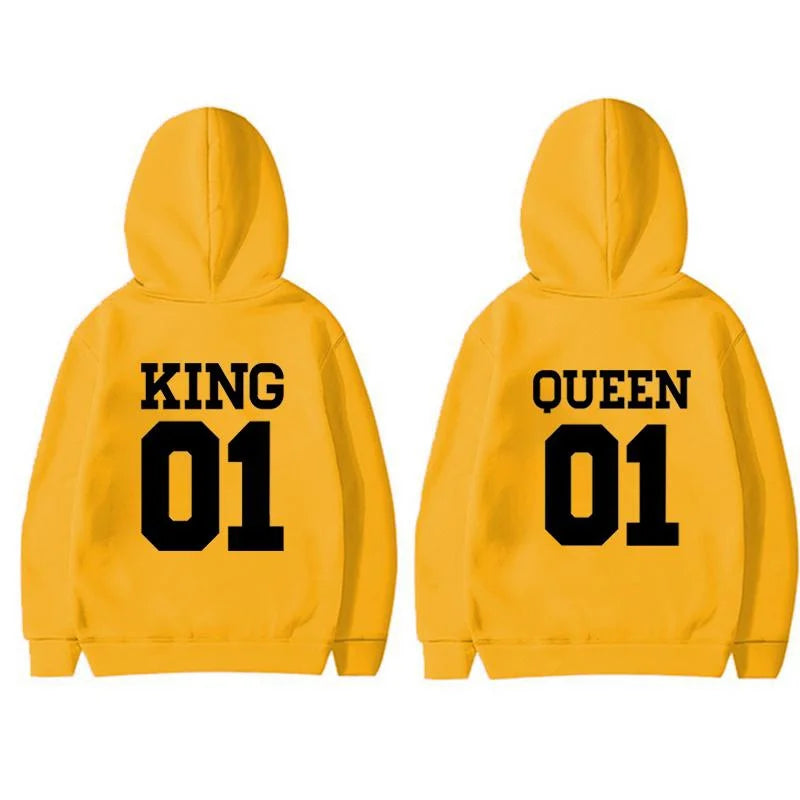 King Queen Hoodies