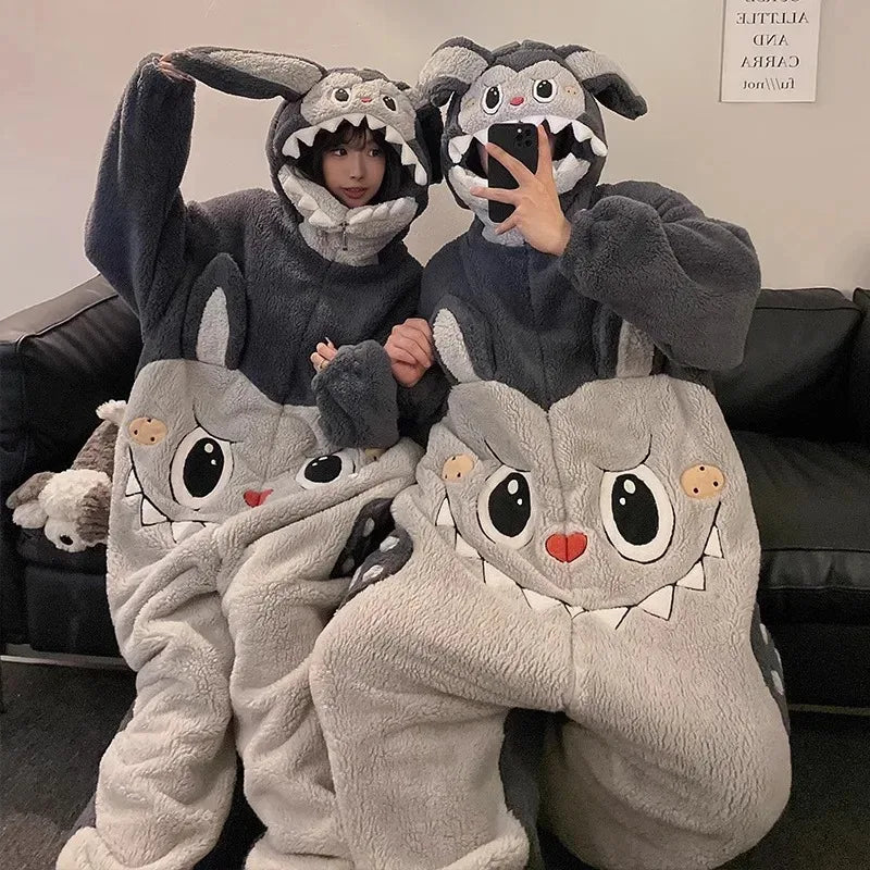 Bunny Onesie Couple