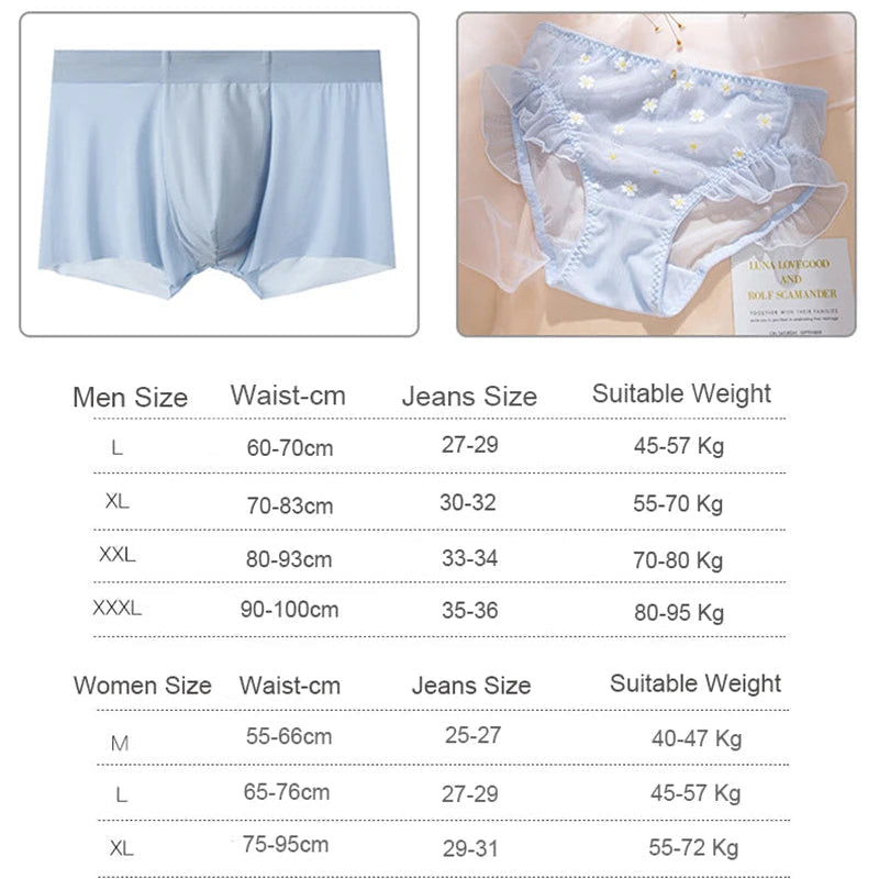 Cute Couple Underwear Set